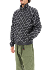 ZIP UP SWEATSHIRT WITH LOGO MOTIF